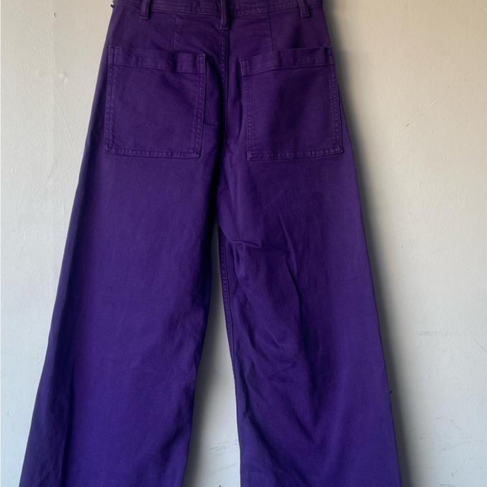 Zara Purple Wide Leg Pants
